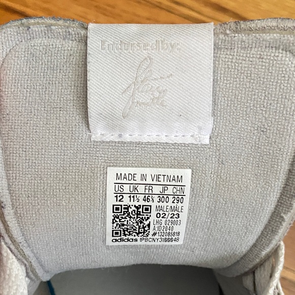 Adidas Stan Smith Light Gray Casual Sneakers - Picture 11 of 11